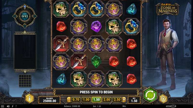 Rich Wilde and the Tome of Madness slot