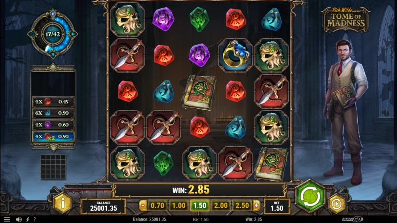 Rich Wilde and the Tome of Madness slot