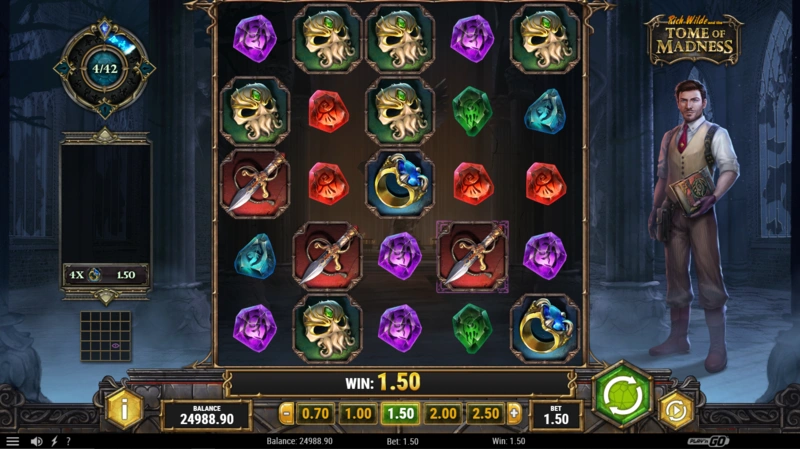 Rich Wilde and the Tome of Madness Slot logo